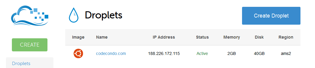 DigitalOcean Droplets