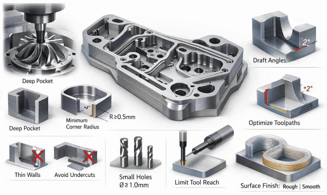 CNC Design Rules for Complex Geometry
