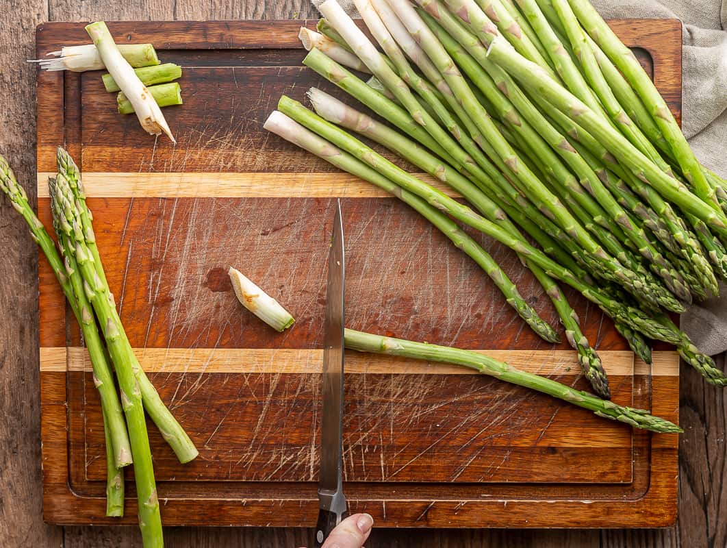 best way to trim asparagus