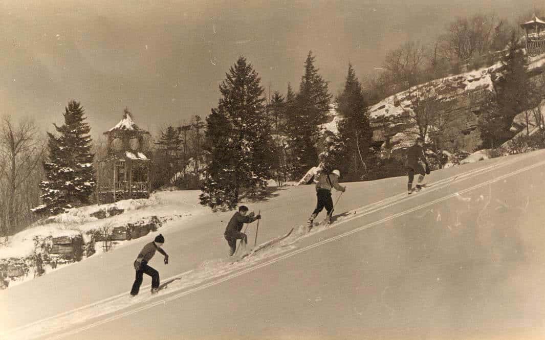 People Skiing at Our All-Inclusive Resort in the Hudson Valley in 1931