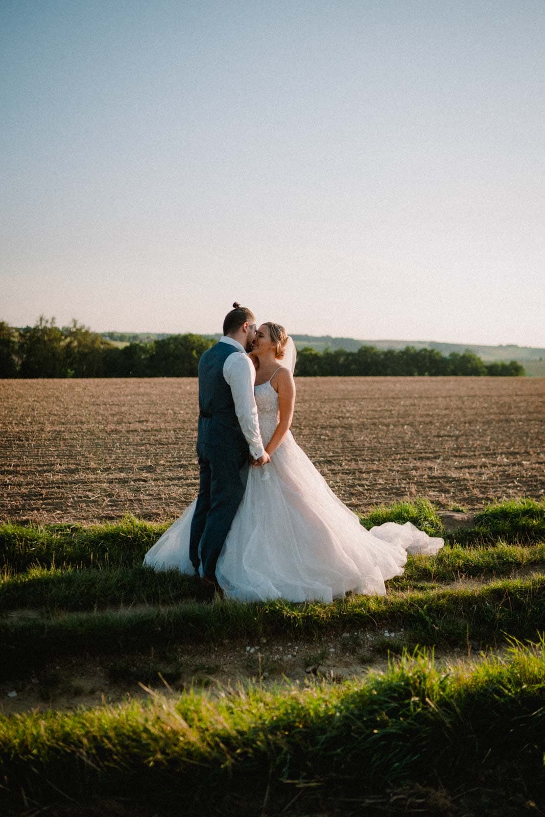 Hochzeit auf Feld in Regensburg