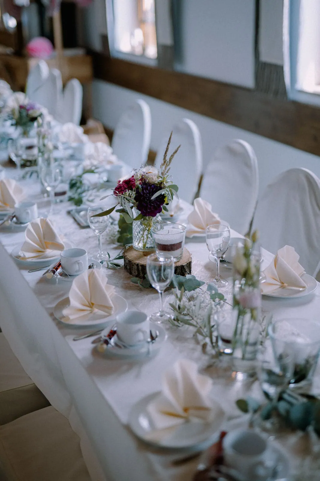 Hochzeitsdekoration im Hotel Grabinger