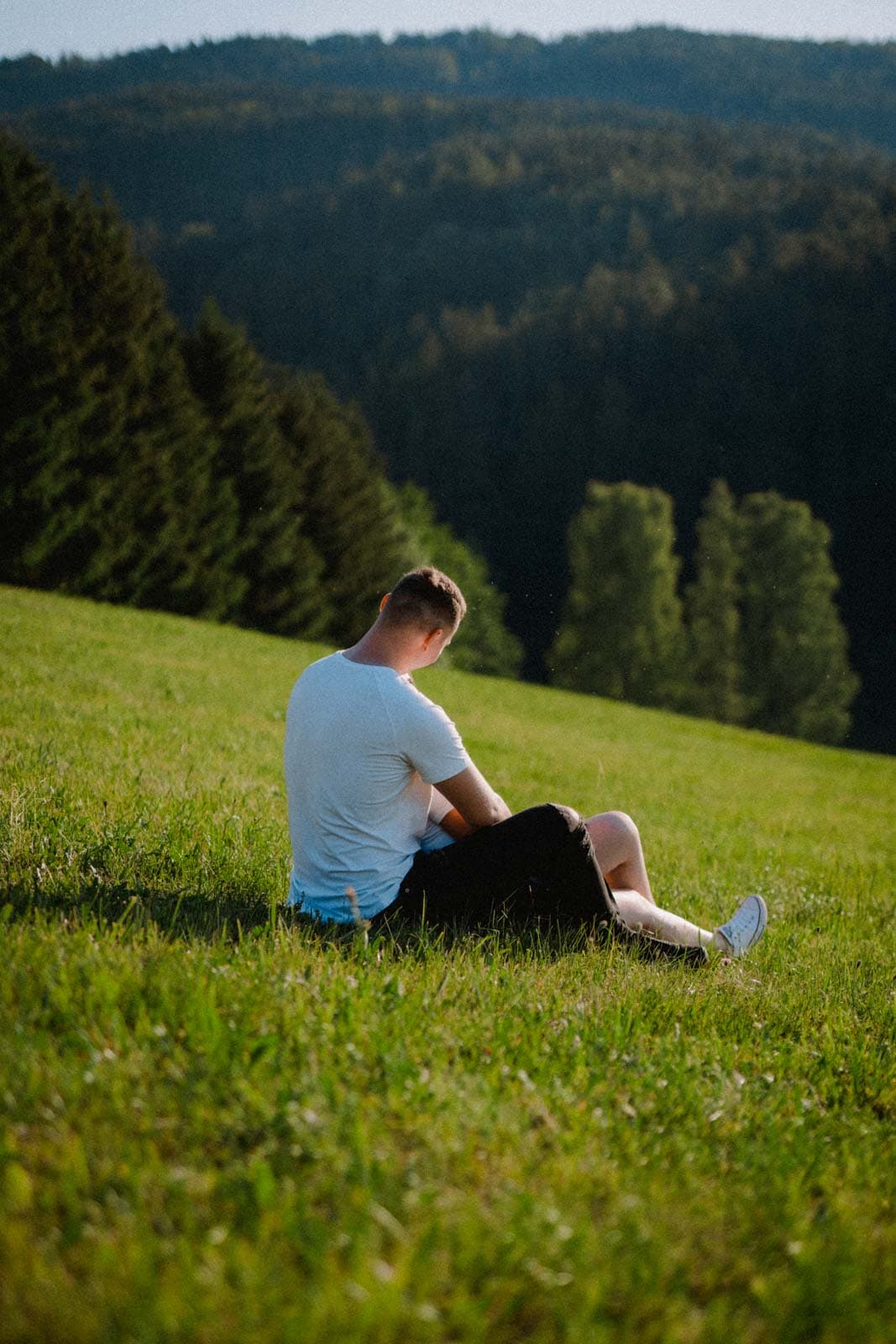 Paarshooting in den Bergen
