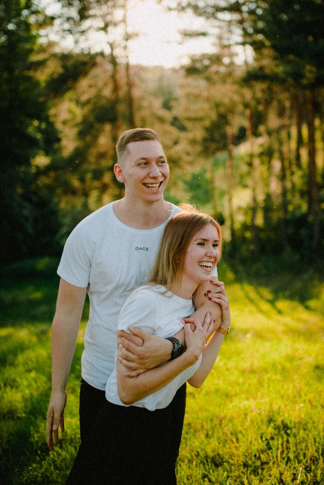 Schöne Pose für Paarshooting