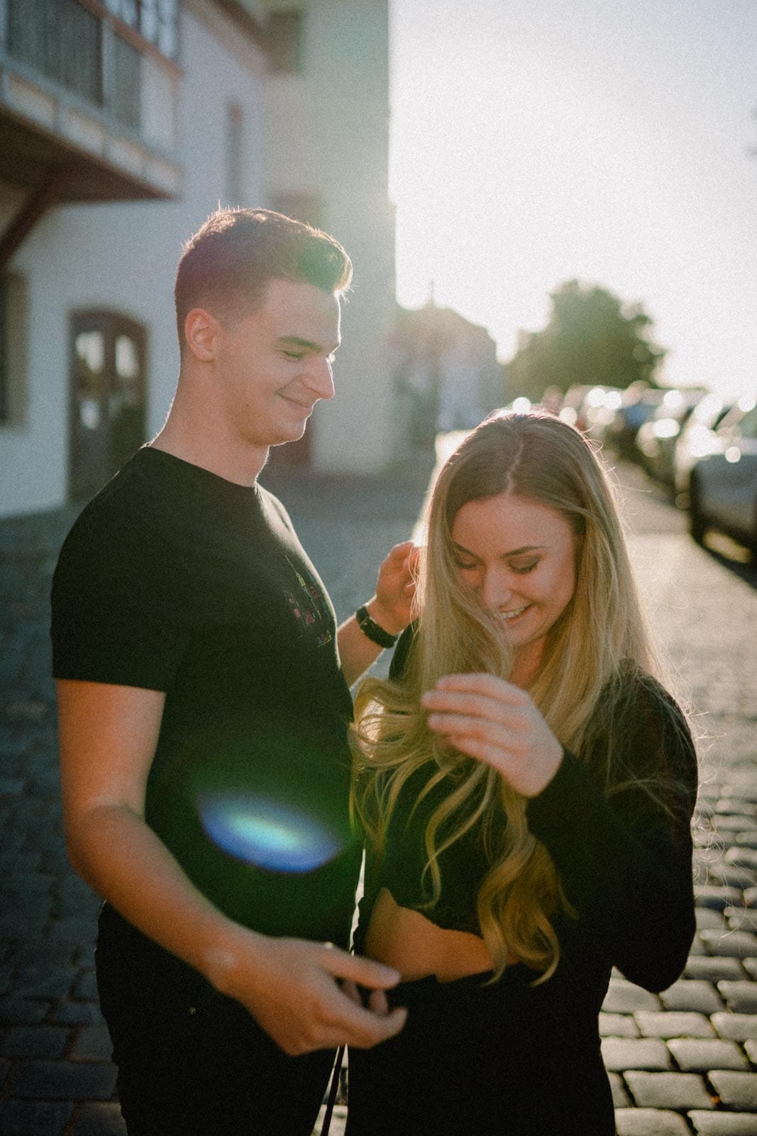 Schönes Paar bei Paarshooting in Regensburg