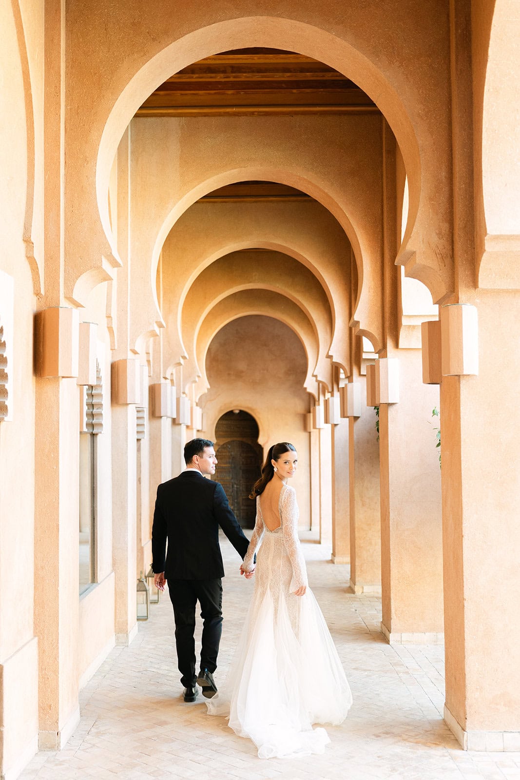 Andrea Gallucci - Destination Wedding Photographer- Amalfi Coast Positano Santorini Barcellona Rome Ravello Paris New York Candid wedding photo at Amanjena with Moroccan architectural