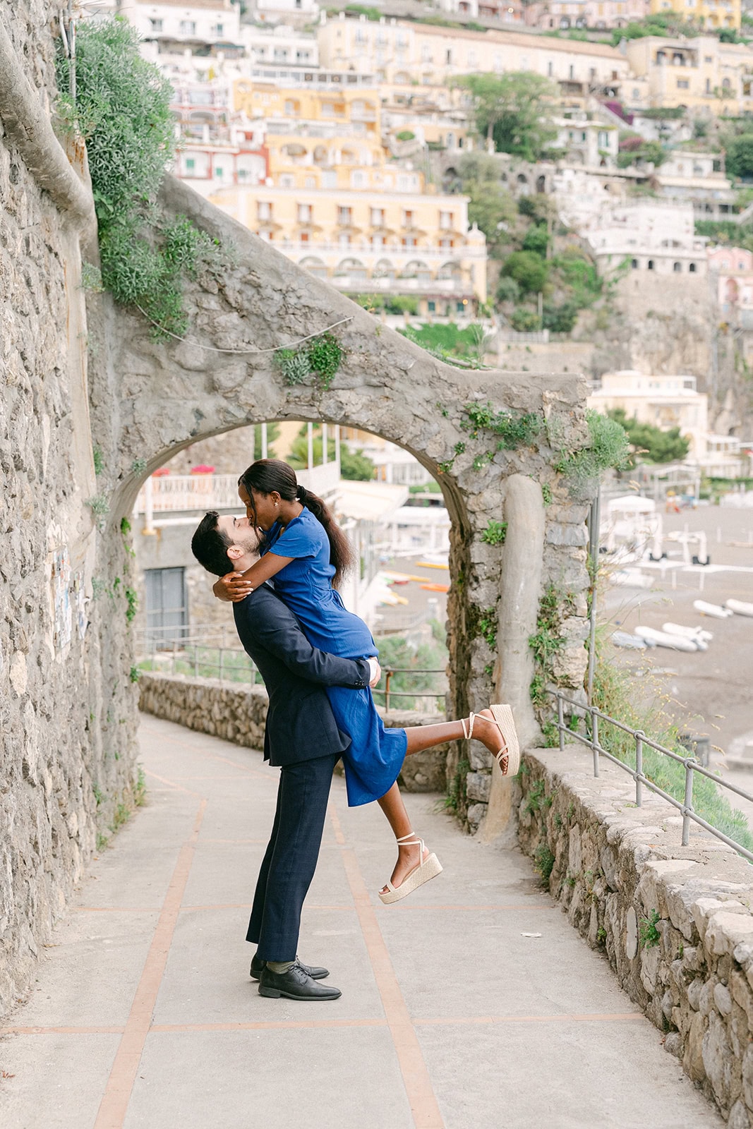 Andrea Gallucci - Destination Wedding Photographer- Amalfi Coast Positano Santorini Barcellona Rome Ravello Paris New York elegant engagement photos in positano by Italy photographer
