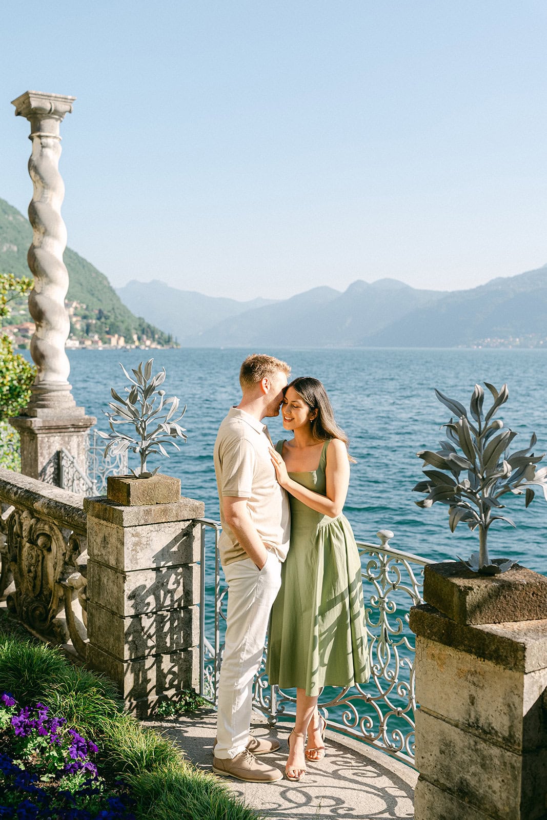 Andrea Gallucci - Destination Wedding Photographer- Amalfi Coast Positano Santorini Barcellona Rome Ravello Paris New York Romantic Amalfi Coast engagement photoshoot captured by an Italy photographer at villa monastero