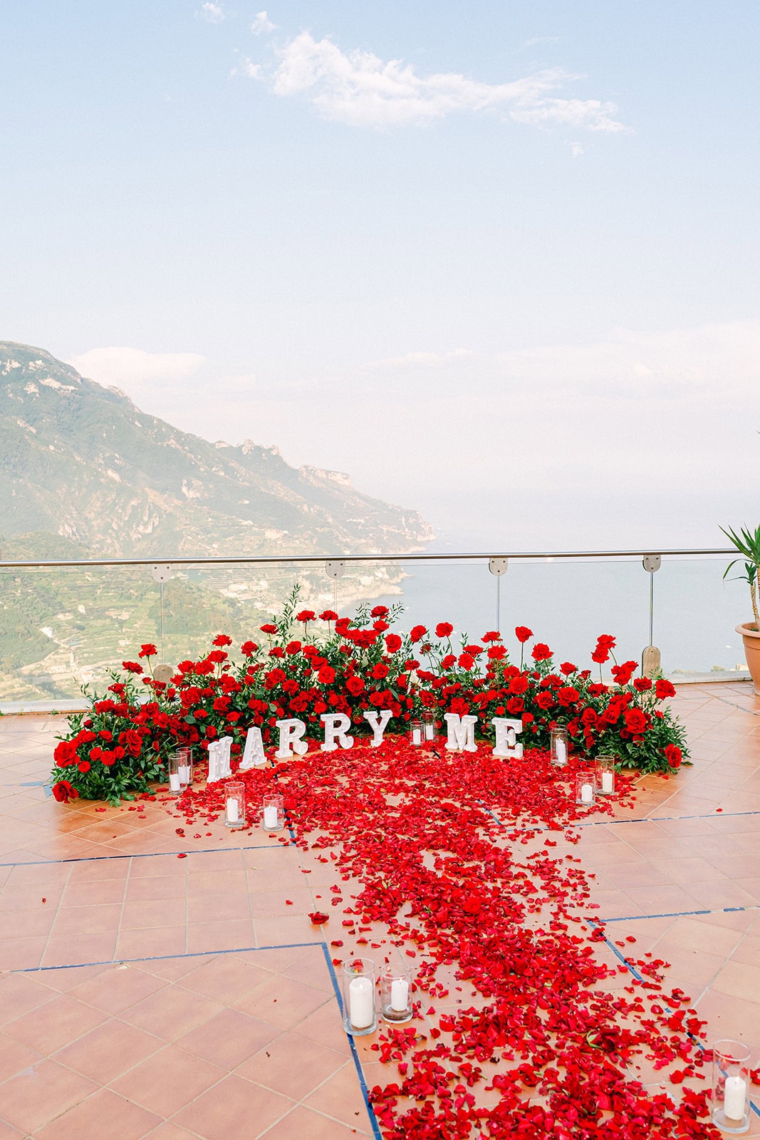 Andrea Gallucci - Destination Wedding Photographer- Amalfi Coast Positano Santorini Barcellona Rome Ravello Paris New York private proposal setup in Amalfi Coast