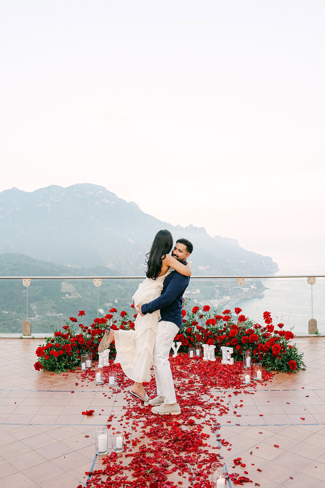 Andrea Gallucci - Destination Wedding Photographer- Amalfi Coast Positano Santorini Barcellona Rome Ravello Paris New York Italy photographer capturing candid proposal moments in Amalfi Coast