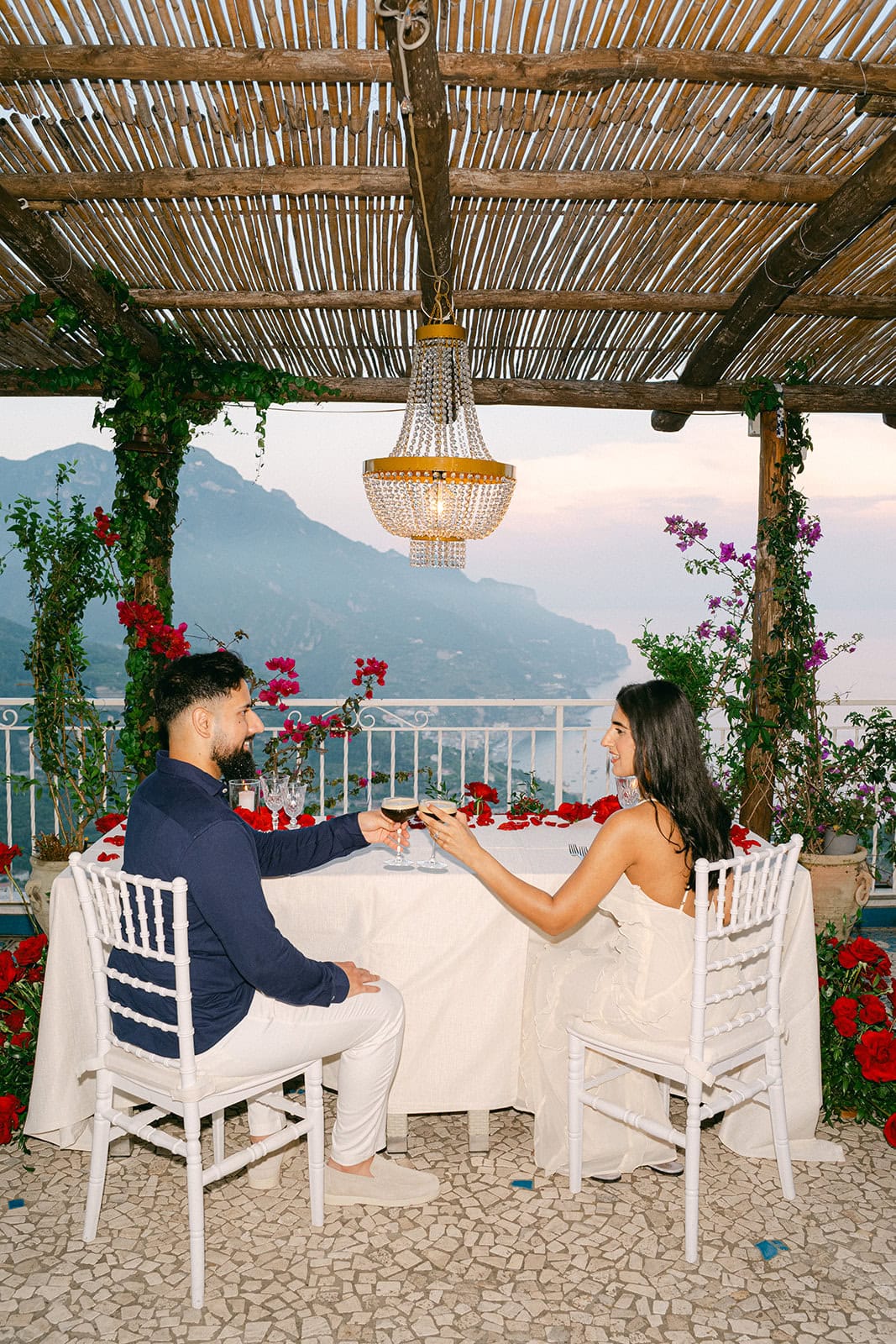Andrea Gallucci - Destination Wedding Photographer- Amalfi Coast Positano Santorini Barcellona Rome Ravello Paris New York private dinner after proposal in Ravello, Amalfi Coast