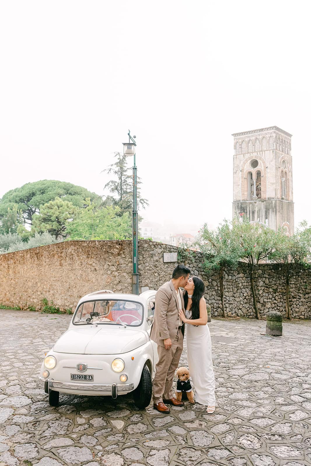 Andrea Gallucci - Destination Wedding Photographer- Amalfi Coast Positano Santorini Barcellona Rome Ravello Paris New York Ravello engagement photos with dog