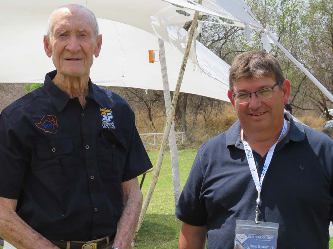 Dr Mick Gammon with Jaco Erasmus