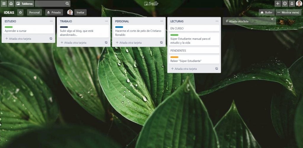 Ideas Trello