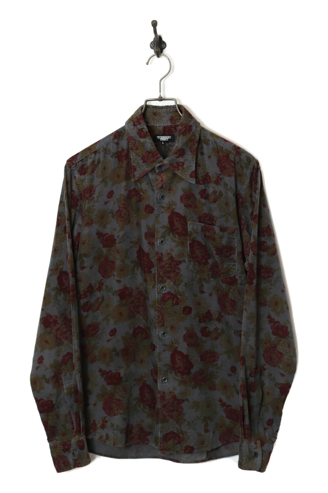 USED TORNADO MART PATTERN PRINTED SHIRT/L