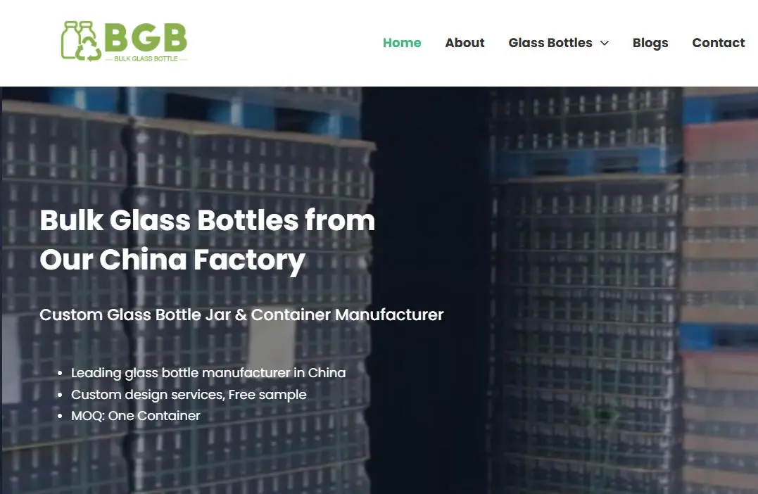 Top 12 Glass Water Bottle Manufacturers 5 BGB Packaging - Water bottle manufacture