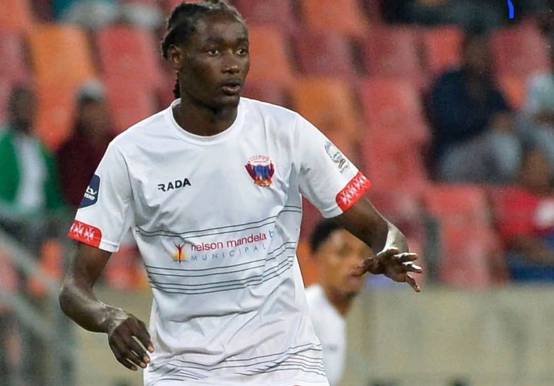 Baraka Majogoro in action for Chippa United
