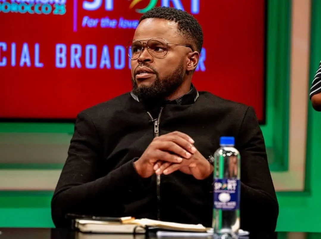 Willard Katsande at SABC studio