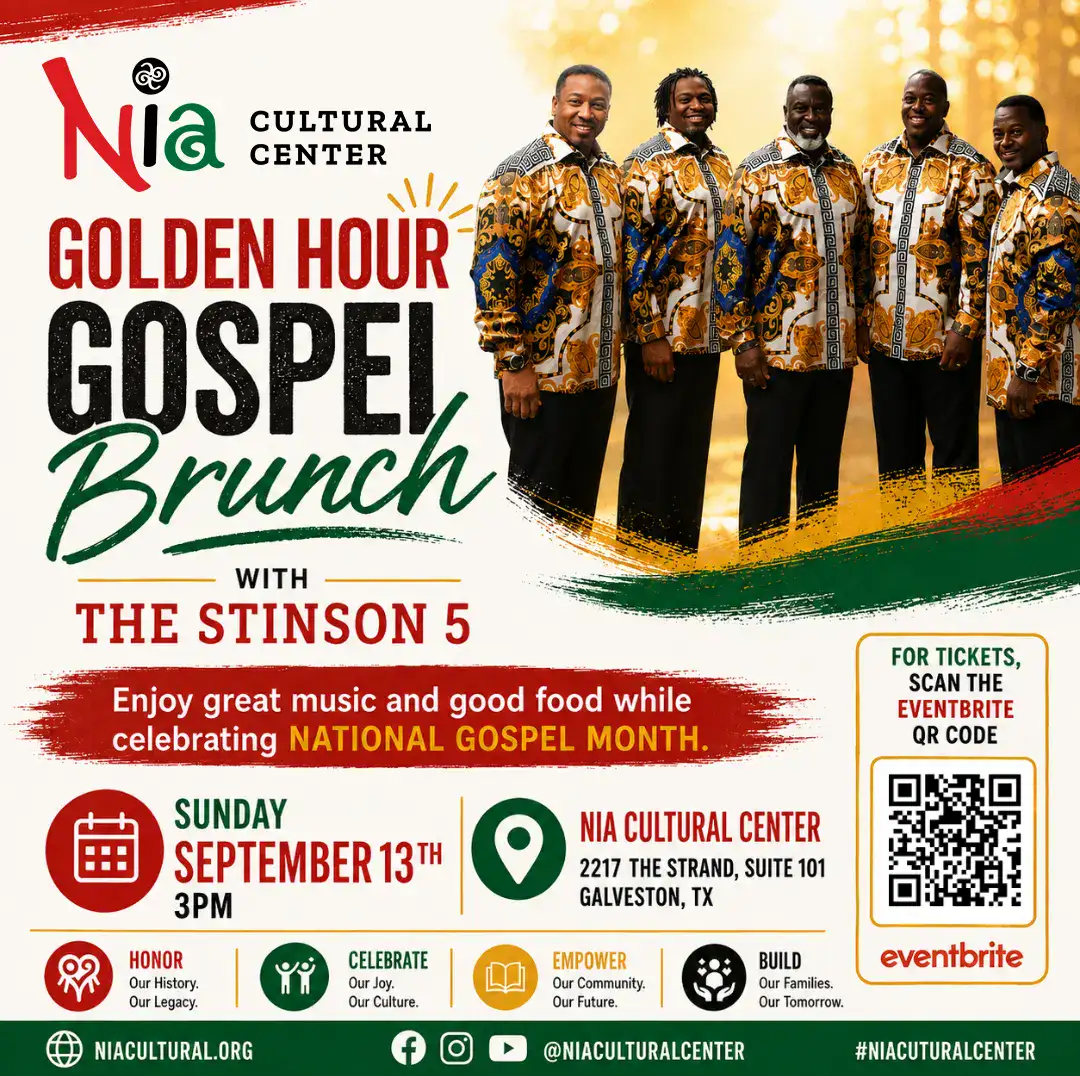 Golden Hour Gospel Brunch with The Stinson 5 Hosted by Nia Cultural Center