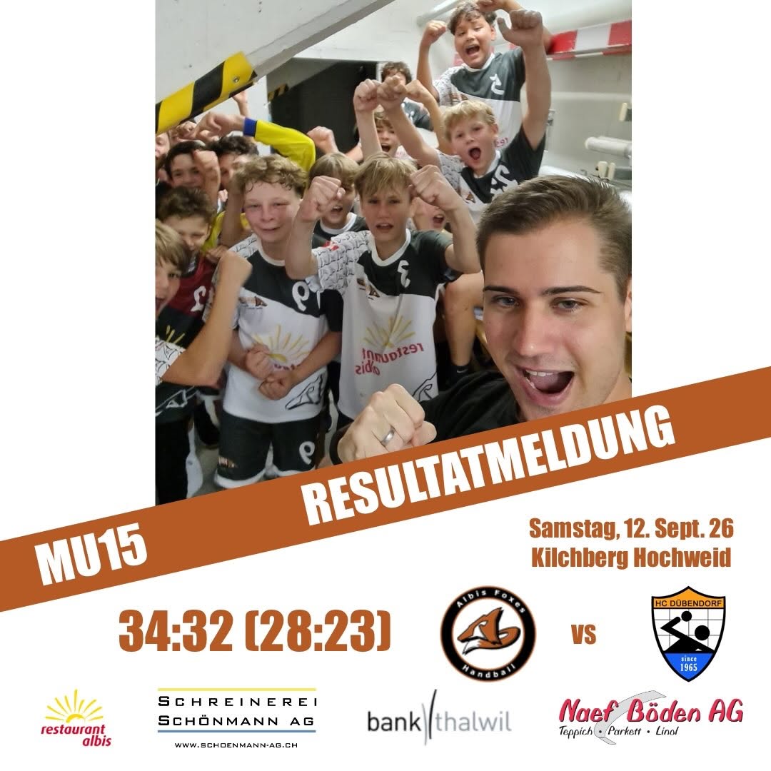 Hier die Resultate vom Wochenende. 1