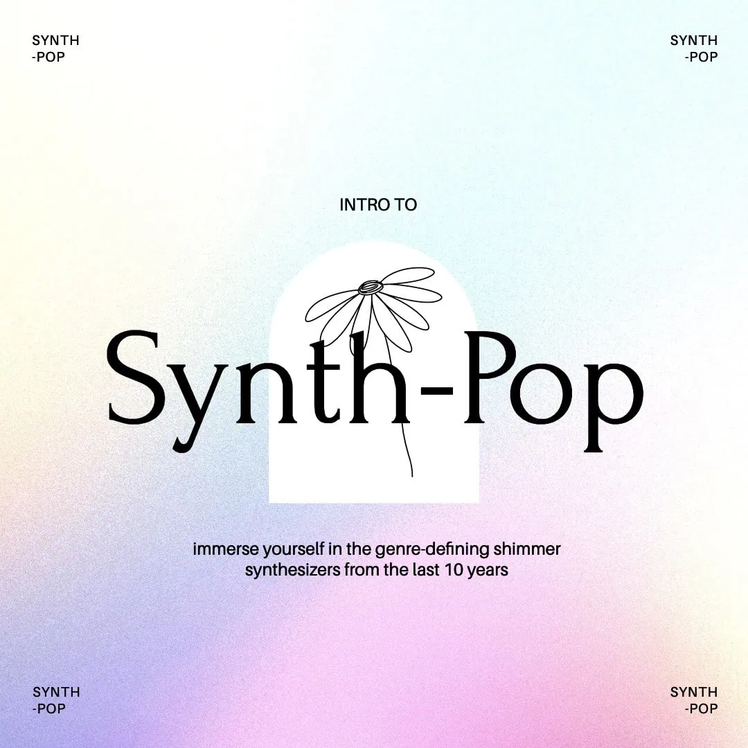 spotify playlist cover synth pop example