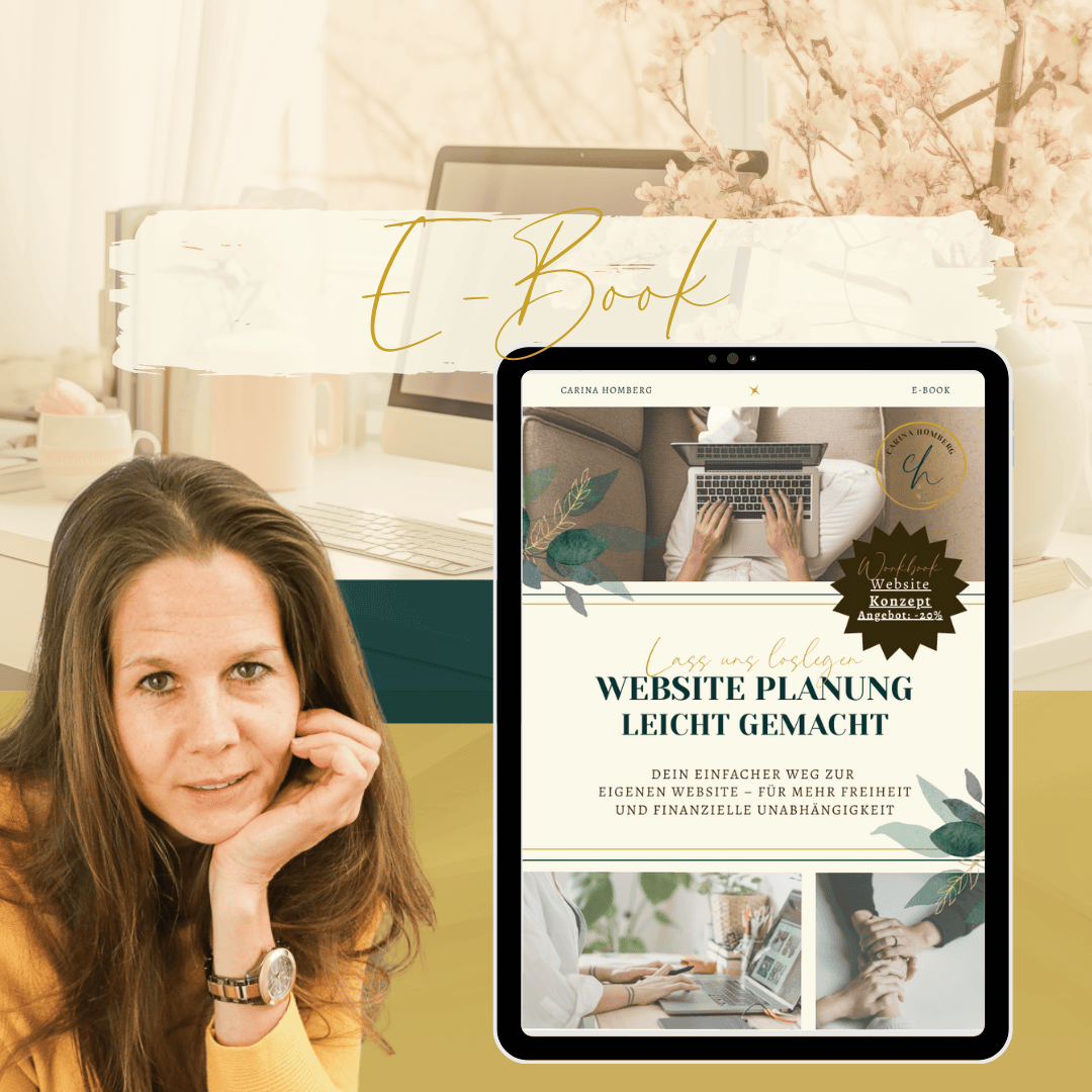 E-Book Website Planung