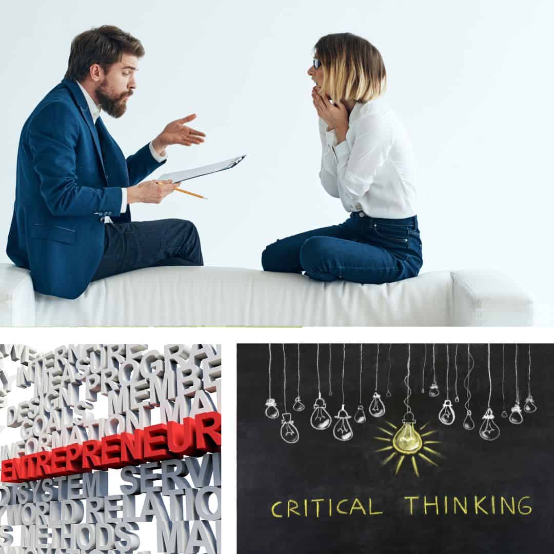 Kommunikative Kompetenz, unternehmerisches Denken und Kritisches Denken