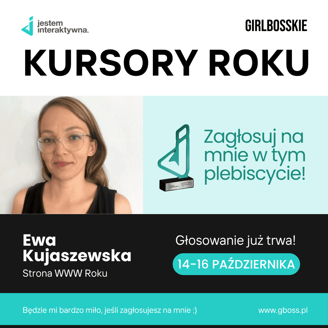 Zgłoszenie do konkursu Kursory Roku