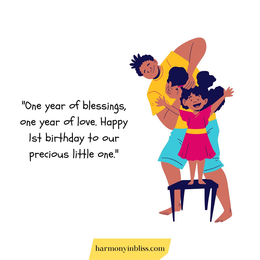 Best First Birthday Wishes Captions