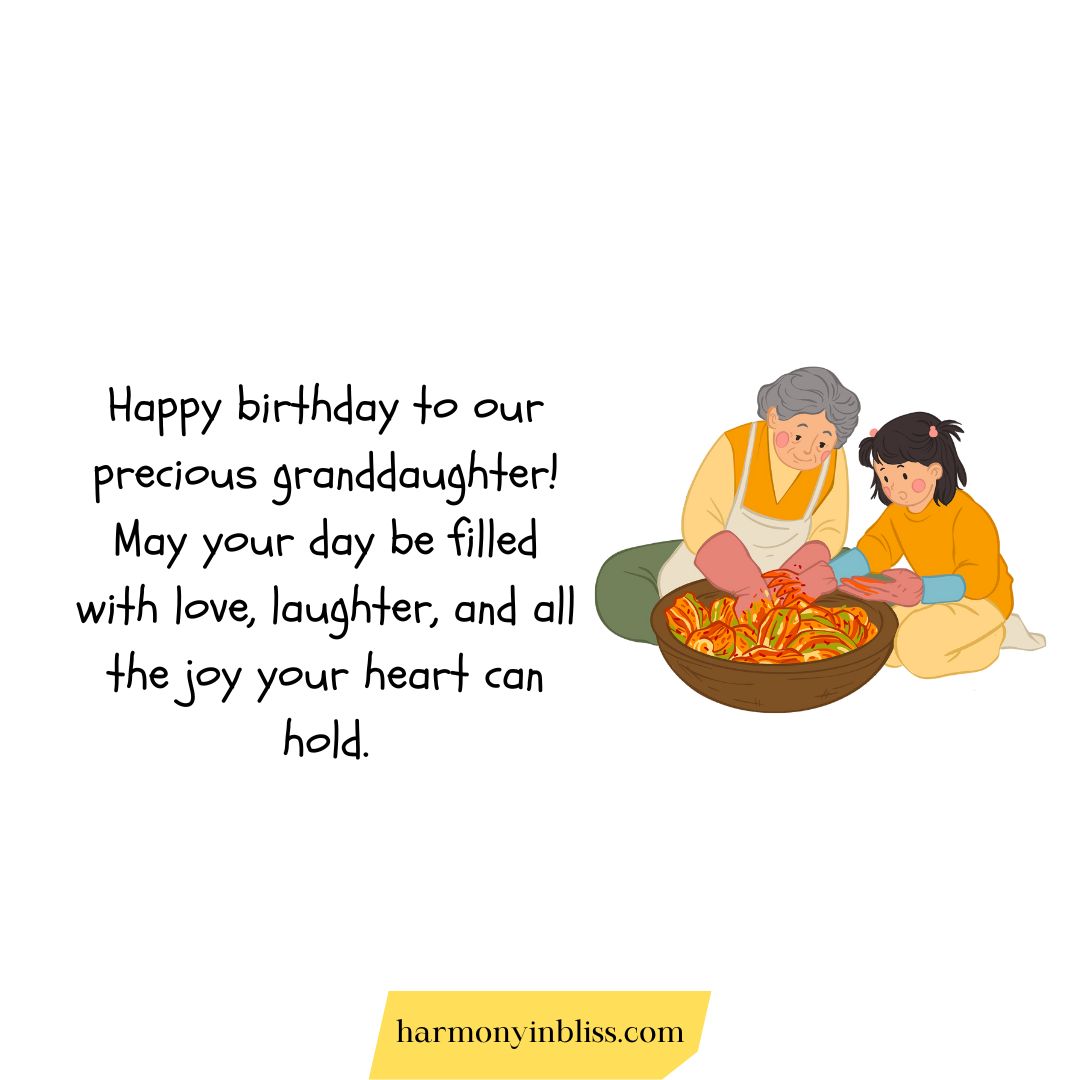 Birthday Wishes For Granddaughter 