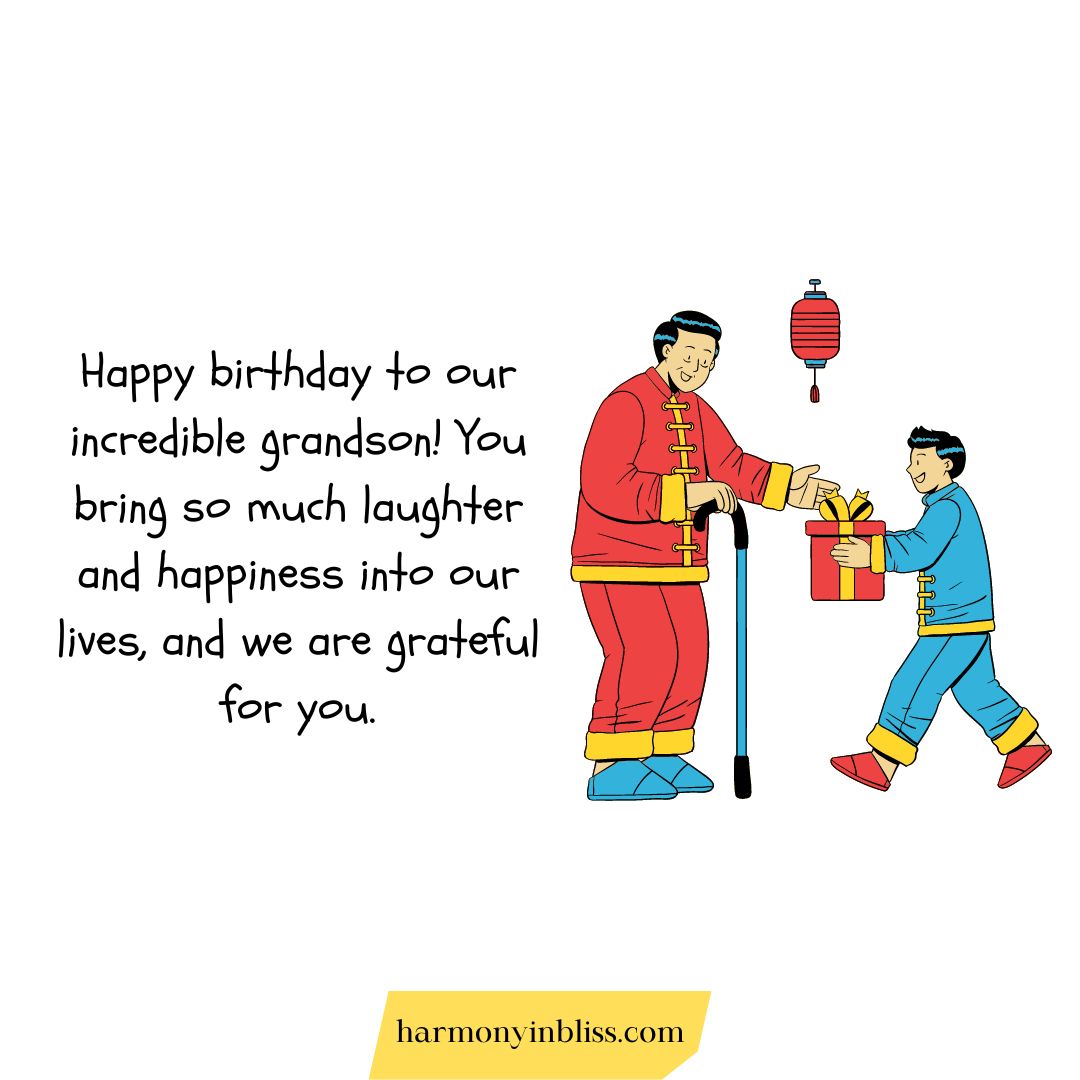 Birthday Wishes For Grandson 