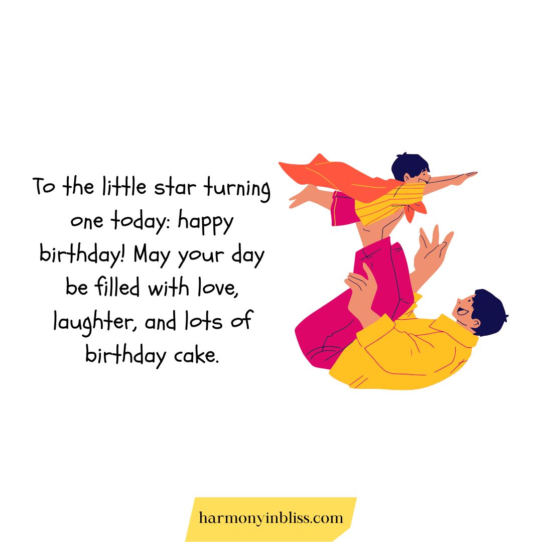 Cute 1st Birthday Wishes For Baby