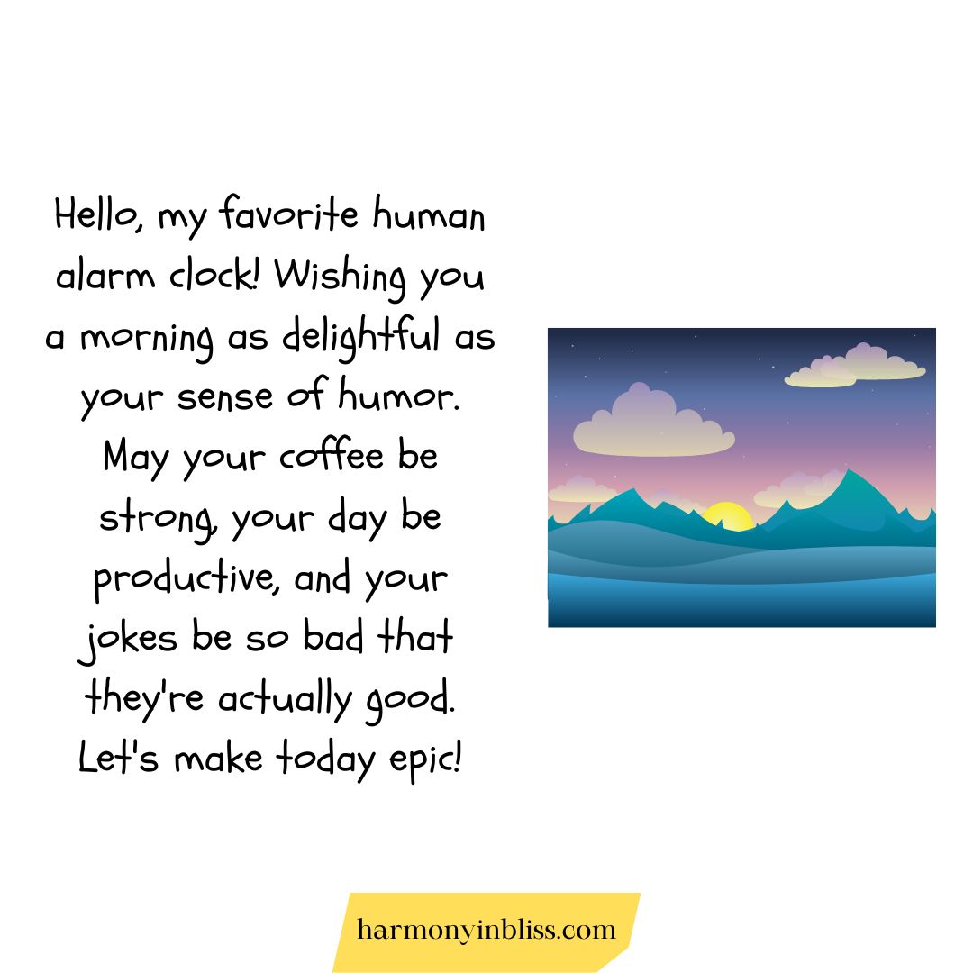 Cute And Funny Good Morning Messages For Friends