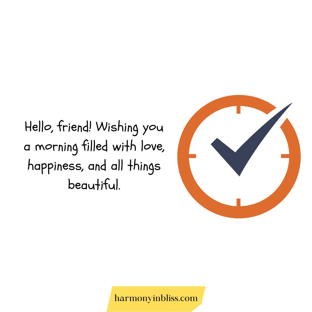 Good Morning Message for a Female Friend 