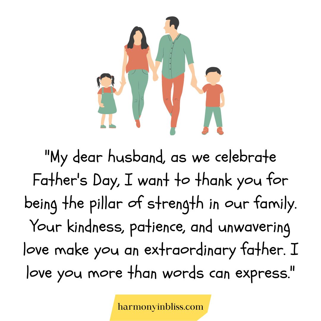 What to write in a Father's Day card from wife? 