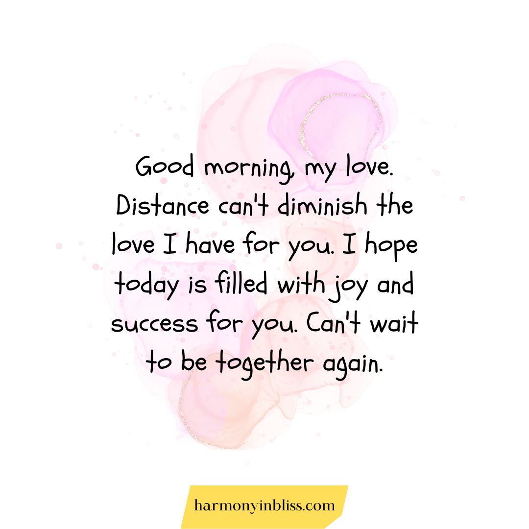 Good Morning Messages for Husband when He's Away from Home