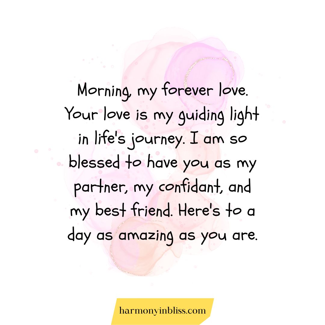 Loving Good Morning Messages to Husband