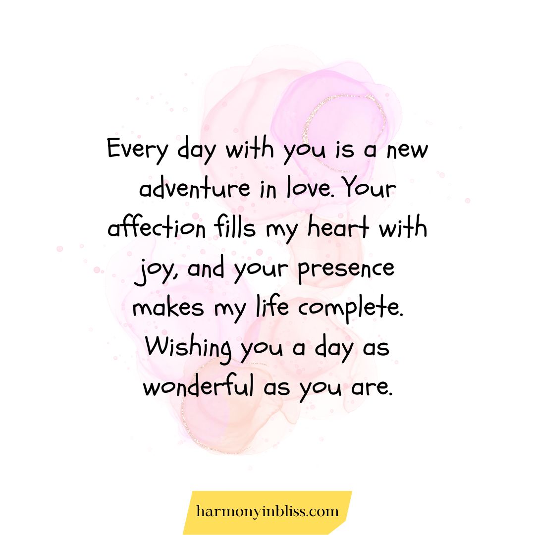 Romantic Good Morning Messages for Husband