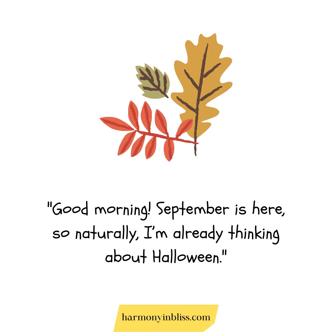 Positive Good Morning September Quotes Funny