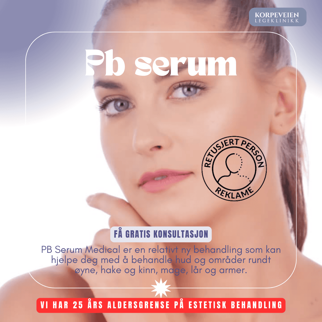 Hvordan redusere fettvev under haken uten bruk av fettsuging: Alt om PB serum 1 - korpeveien legeklinikk PB serum