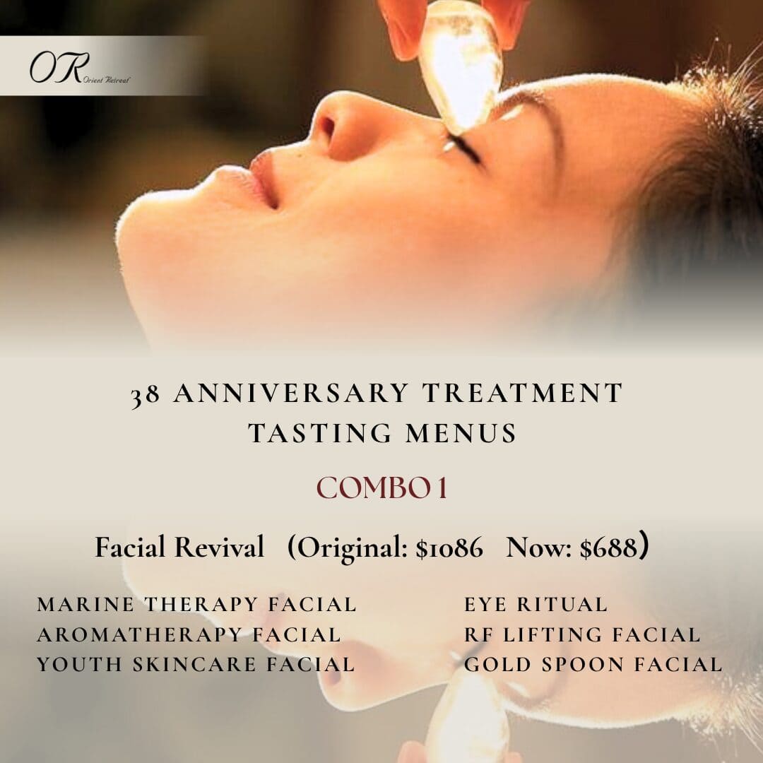 Orient Retreat Spa Facial Revival Treatment Package. 6 treatments for $688.