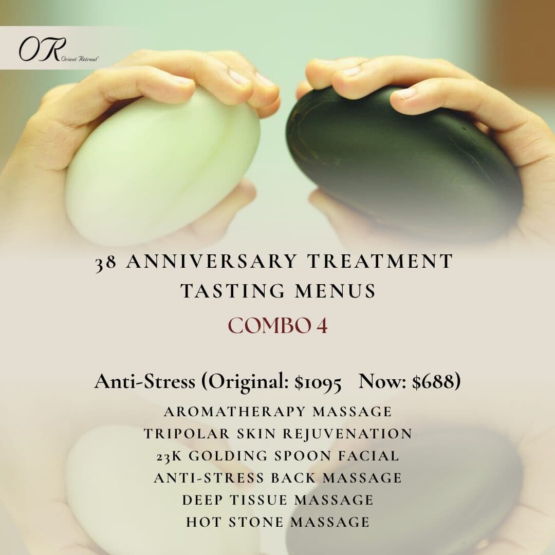 Orient Retreat Spa Anti-Stress Treatment Package for $688.