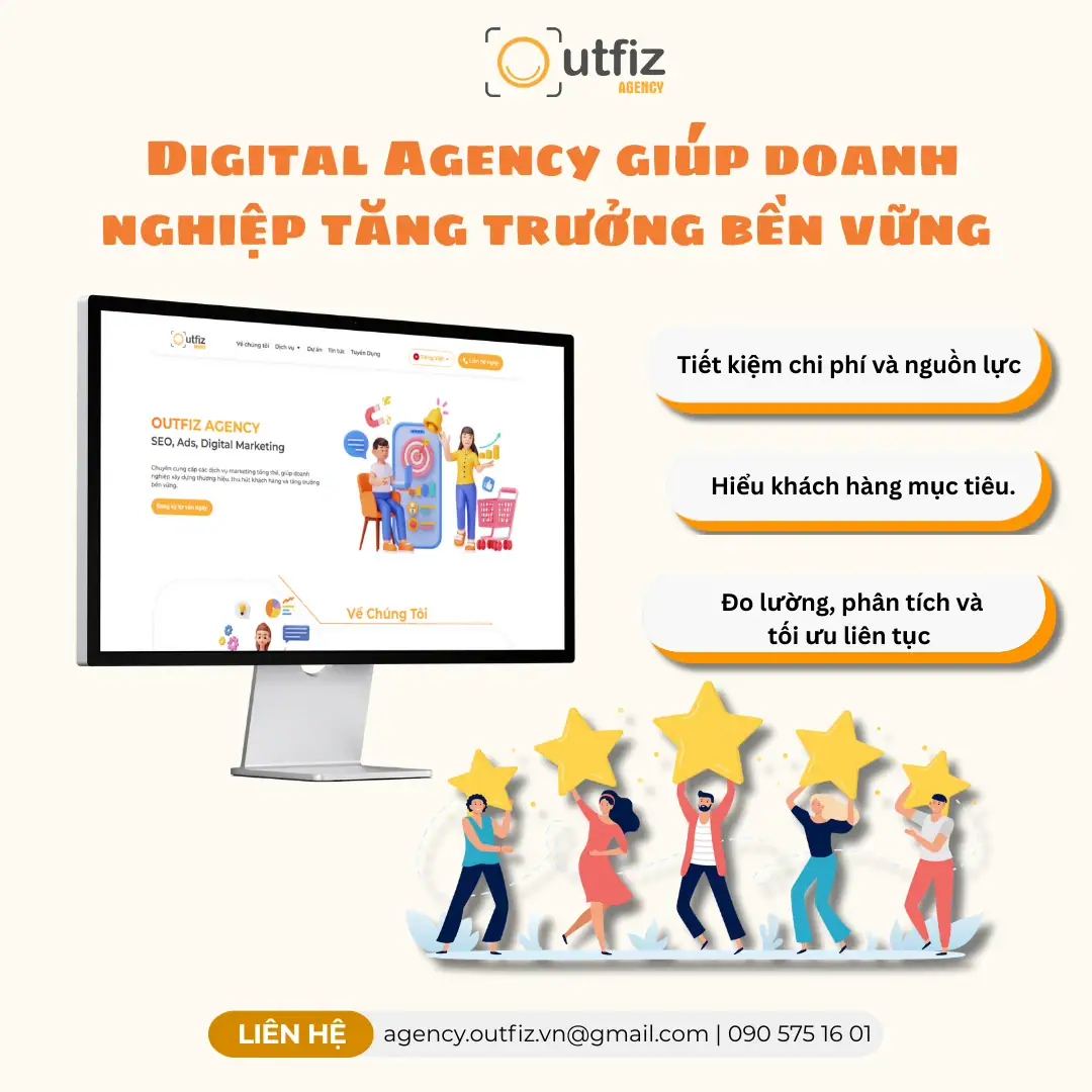 Digital marketing agency là gì? Tìm hiểu vai trò, dịch vụ và cách Digital Agency giúp doanh nghiệp tăng trưởng bền vững trong thời đại số.