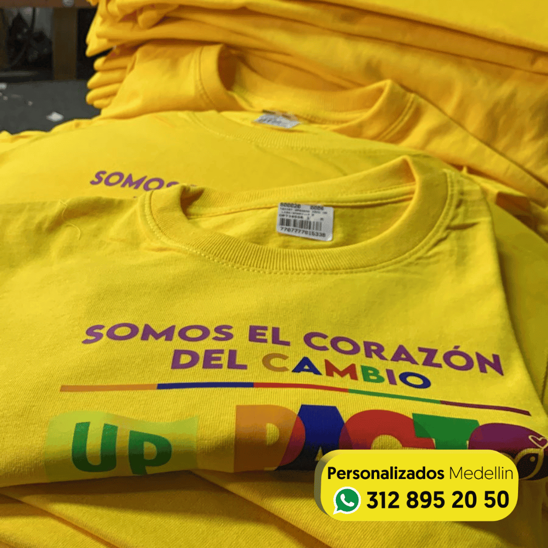 Dotaciones empresariales camisetas estampadas para empresas en medellin