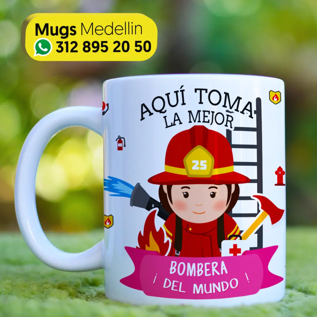 mugs personalizados en medellin dia del bombero mugs personalizados en medellin dia del bombero