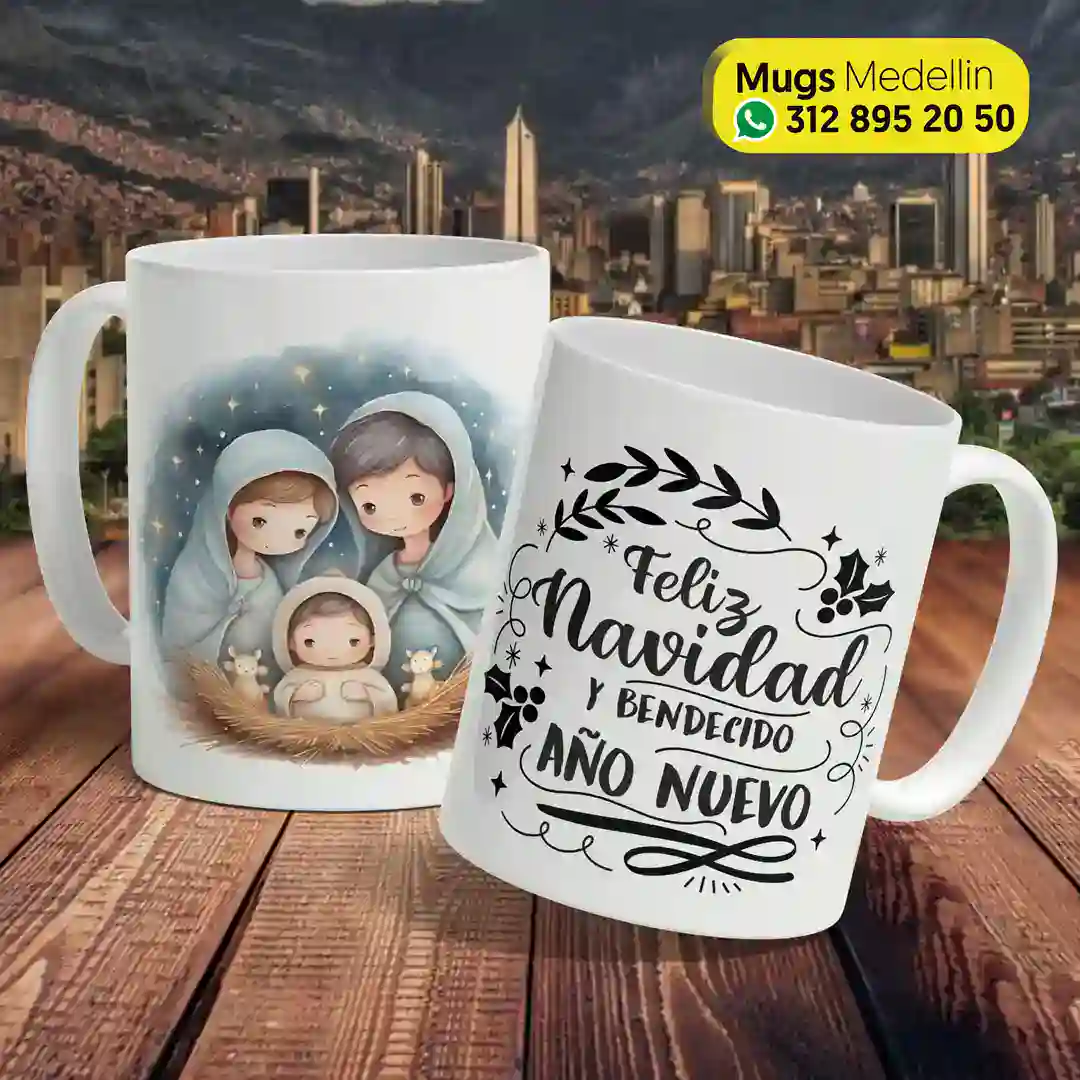 mugs para navidad medellin