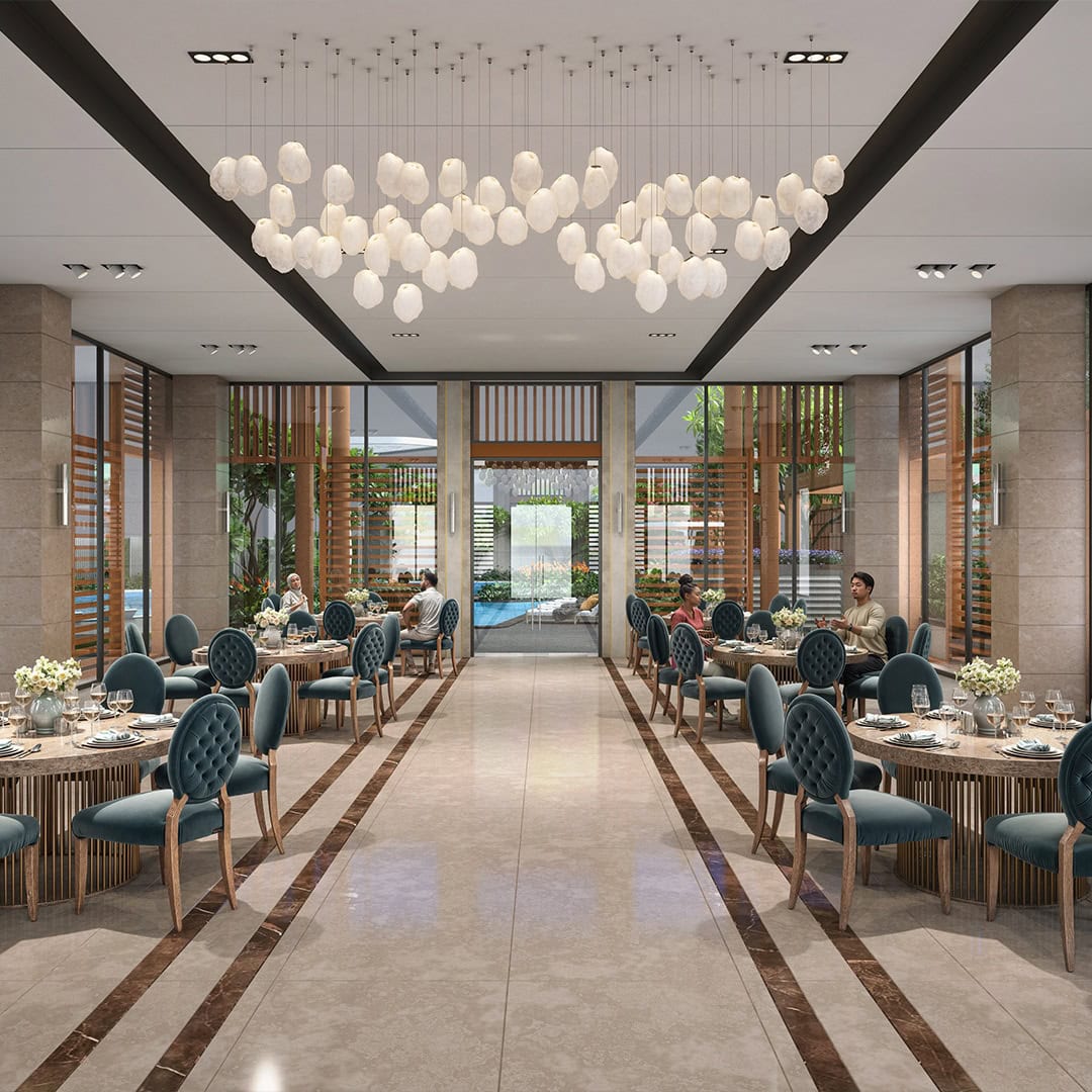 SERENE POOLSIDE DECK