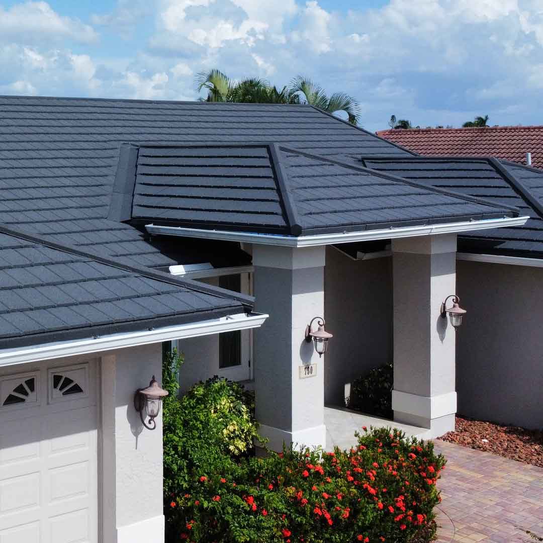 Superior Built Roofing's Tile Project in Fort Myers Completed Metal roof on a residential property in Fort Myers, Florida