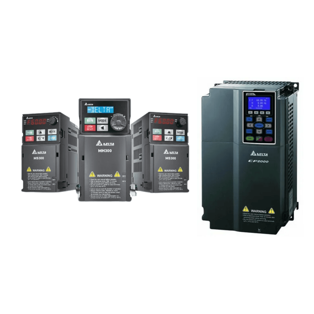 Delta VFD – High-performance variable frequency drive for precise motor control and energy efficiency.