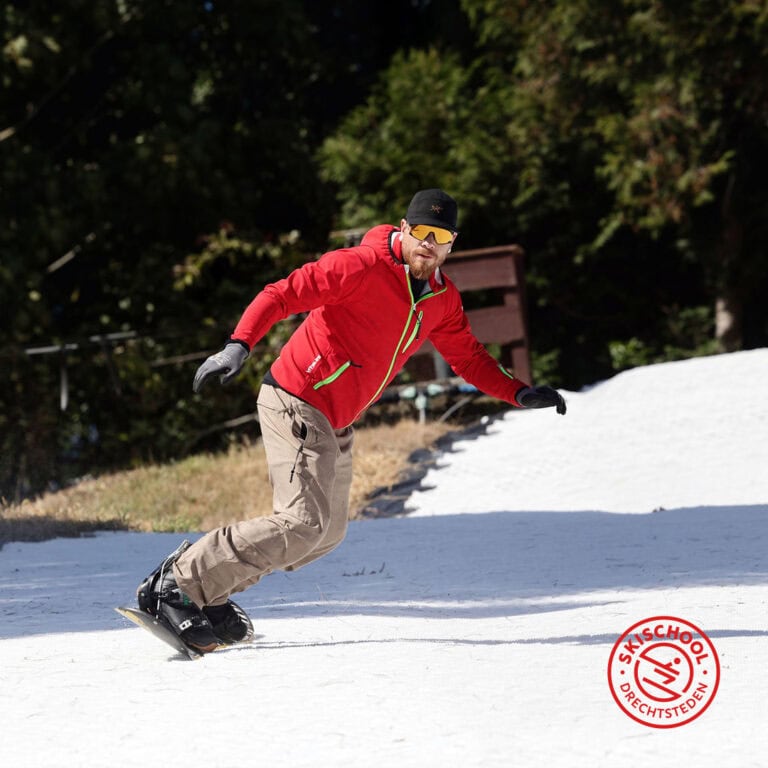 Snowboarden op de kunstbaan